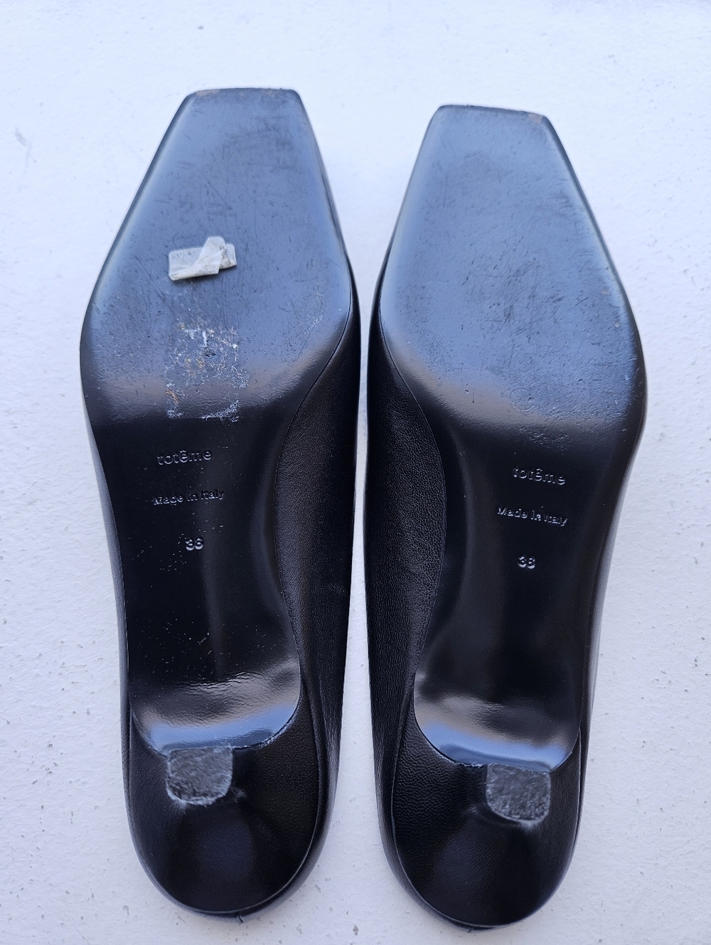 Toteme Black Leather Mules Size 38 With Box and Dustbag! - Picture 5 of 7